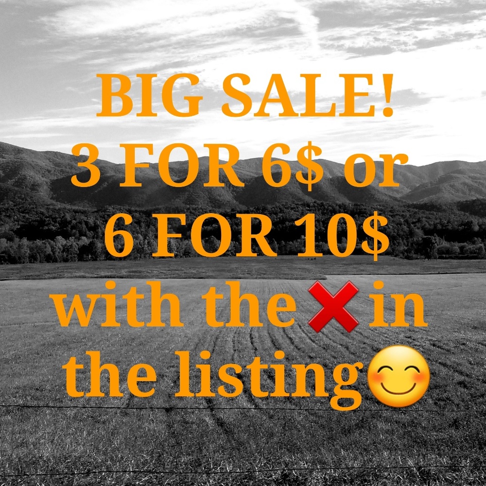 ❌❌❌❌Sale sale sale!!!make ur bundle now!😊😊😊